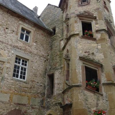 La tourelle vue de la cours