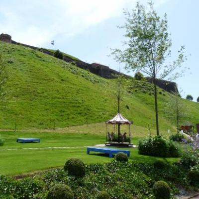 Jardin au pied de la citadelle