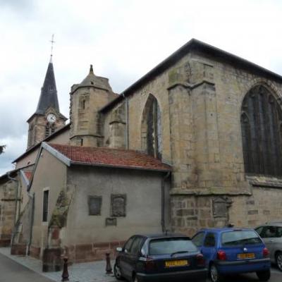 Vue sur l'église Saint-Marien
