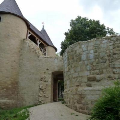 Vue sur le château des Evêques de Metz